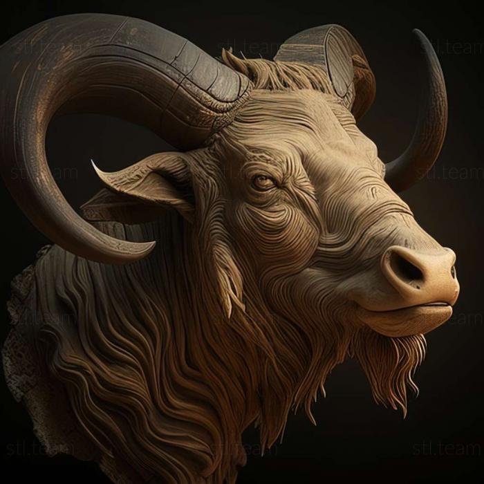 3D model Oryctes gnu (STL)